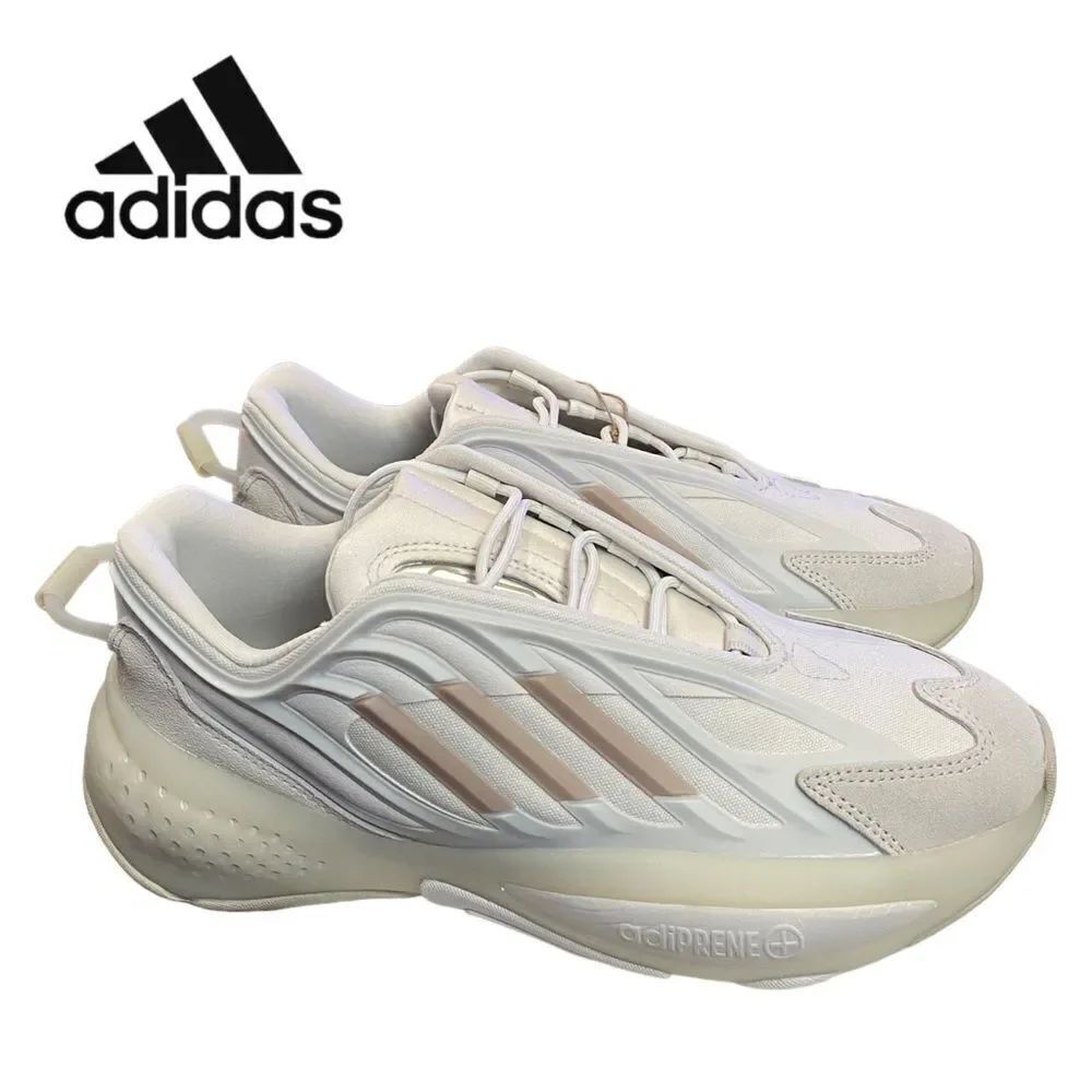 NEW Adidas Ozrah Men's Crystal White Aluminum Core Black Tennis Shoes Sneakers 7